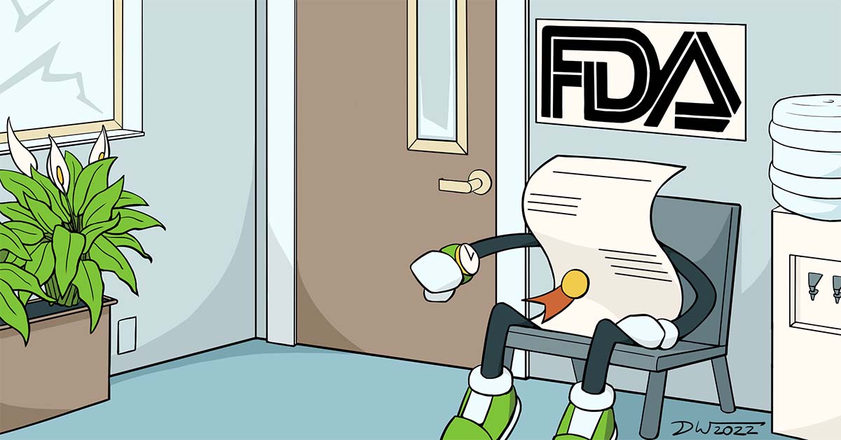 Patent waiting on FDA